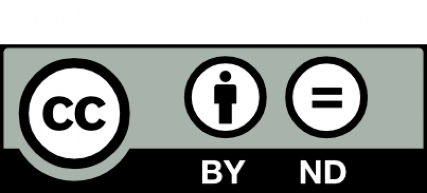 Logo Creative Commons CC BY-ND 4.0
